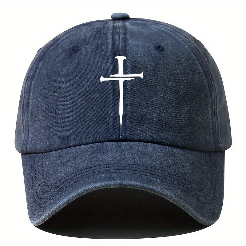 Retro Washed Cross Cap - Adjustable