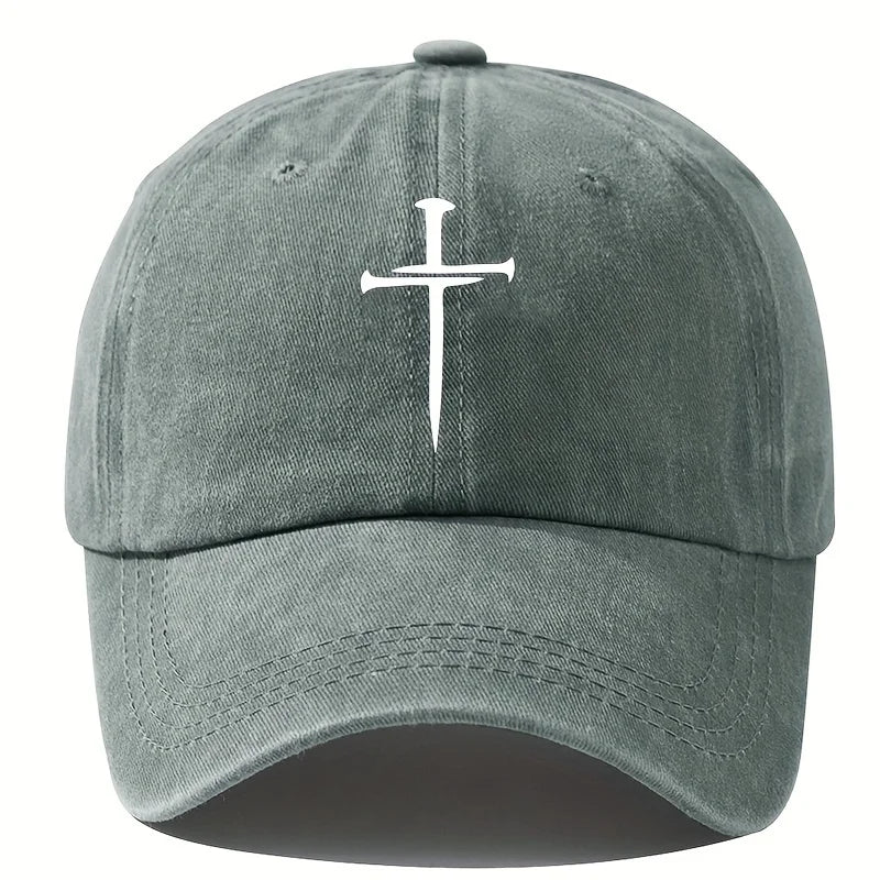 Retro Washed Cross Cap - Adjustable