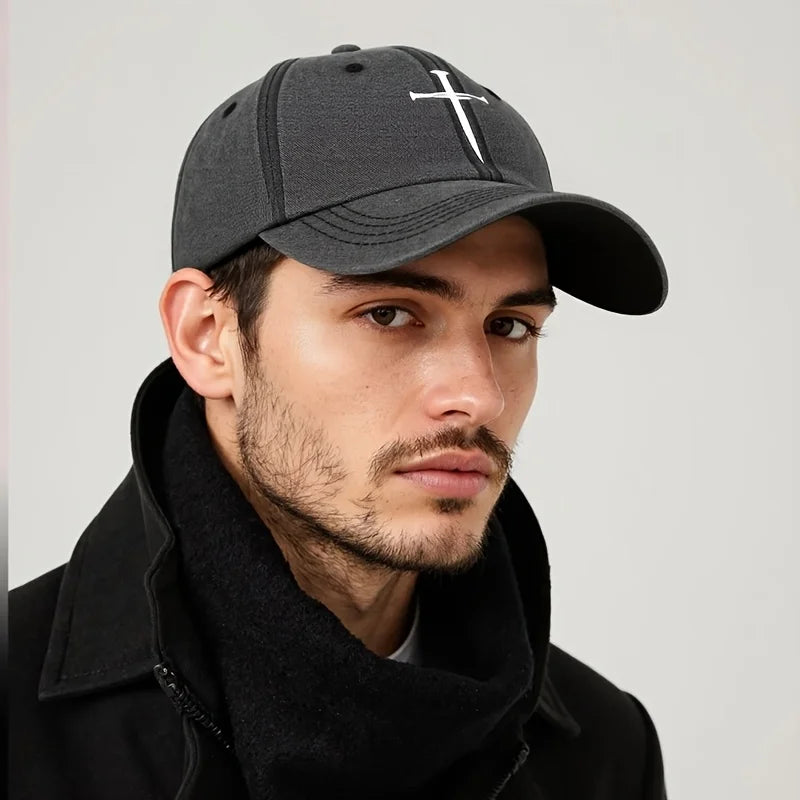 Retro Washed Cross Cap - Adjustable