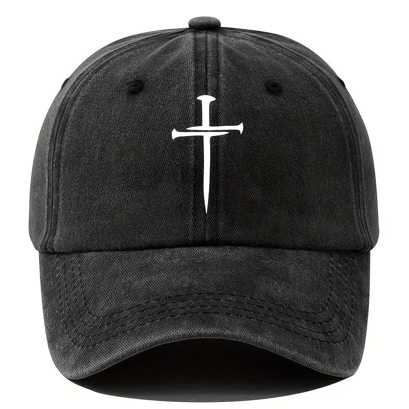 Retro Washed Cross Cap - Adjustable