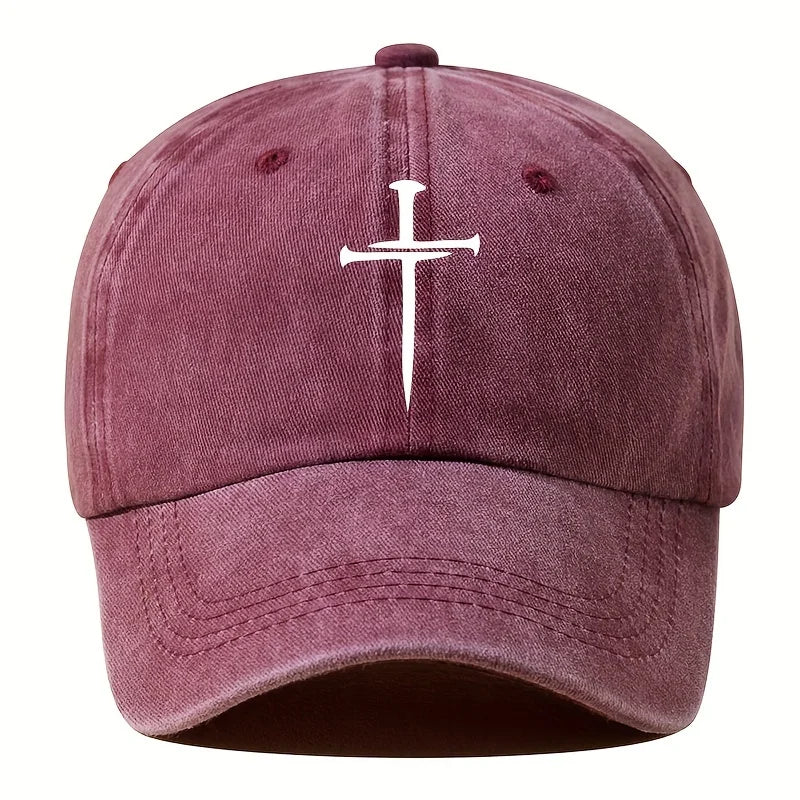 Retro Washed Cross Cap - Adjustable